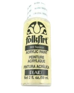 FolkArt Acrylic Paint 903 TAPIOCA MATTE 59ml Bottle Quality PLAID Made in USA
