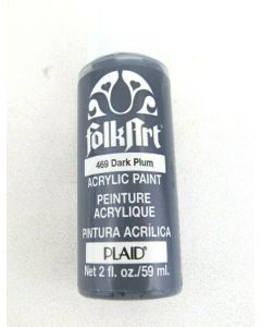 FolkArt Acrylic Paint 469 DARK PLUM 59ml Bottle Quality PLAID Made in USA