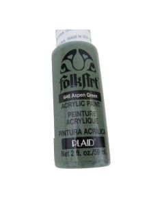 FolkArt Acrylic Paint 646 ASPEN GREEN Premium Bottle Art Craft USA