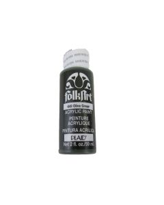 FolkArt Acrylic Paint 449 OLIVE GREEN Premium Bottle Art Craft USA