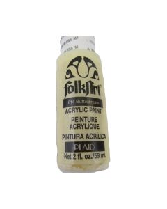 FolkArt Acrylic Paint 614 BUTTERCREAM Premium Bottle Art Craft USA