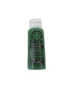 FolkArt Acrylic Paint 724 EVERGREEN Premium Bottle Art Craft USA