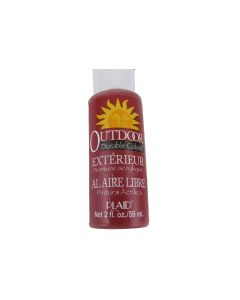 PLAID Outdoor Acrylic Paint 53358 BARN RED Premium Bottle Art Craft USA