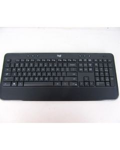 LOGITECH WIRELESS KEYBOARD CORDLESS USB BLACK SLIMLINE QWERTY STANDARD K545