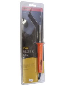 DURATECH SOLDER SOLDERING IRON TS-1465 240V 25W STAINLESS STEEL BARREL ORANGE
