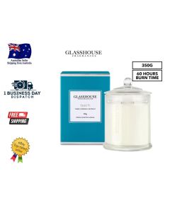 Glasshouse Scented Candle 350g Tahiti Flower Coconut Triple FREE POST!