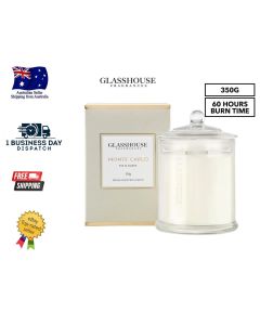 Glasshouse Scented Candle 350g Monte Carlo Fig and Guava Triple FREE POST!