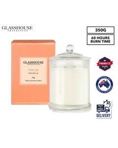 Glasshouse Candle Venice Peach Bellini Limited Edition 350g Soy Fragrance