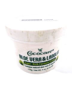 COCOCARE ALOE VERA CREAM 110G LANOLIN SUPER-RICH FORMULA