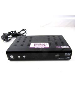 DIGITAL SET TOP BOX TV DVB TUNER HD HDMI USB MPEG4 MEDIA PLAY OLIN No Remote