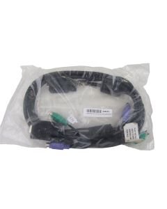 KVM SWITCH CABLE ONLY VGA PS/2 PS2 SERVERLINK 2M SL-CKP-02 GENUINE Vintage Retro