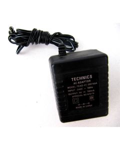 TECHNICS TEAD-41 090700A 9V 700MA AC ADAPTOR AU PLUG Genuine Original RARE