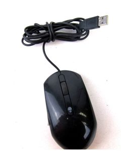 Alienware USB Wired Laser Mouse Scroll Corded Scrollwheel DELL KKMH5 Black