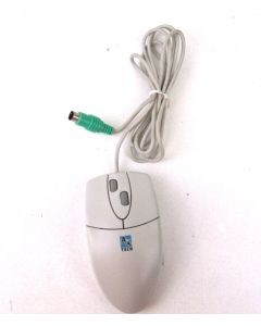 A4Tech Mouse Wired Corded PS/2 PS2 Scroll Wheel Trackball Beige WWW-23 Retro