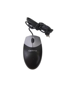 Logitech Optima Optical USB Mouse Corded 2-Button Computer Scroll Wheel M-UV69a