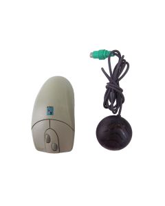 A4Tech Mouse Wireless PS/2 PS2 Infrared Trackball Scroll Wheel Beige IRW-25