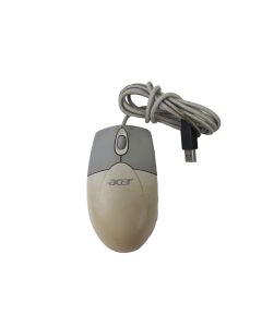 ACER USB MOUSE WIRED OPTICAL SCROLL WHEEL Beige POWERSCROLL Eye