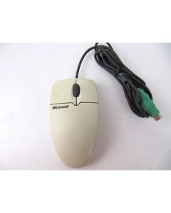 MICROSOFT PS2 MOUSE TRACKBALL PS/2 WIRED CORDED BALL X05 VINTAGE Genuine