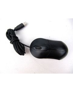 Dell USB Optical Mouse Wired Corded Scroll Wheel Genuine Black MOC5UO
