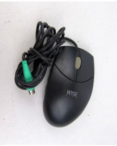 WYSE PS2 Mouse PS/2 Trackball Track Ball Wired Scroll Wheel Black M-869 Vintage
