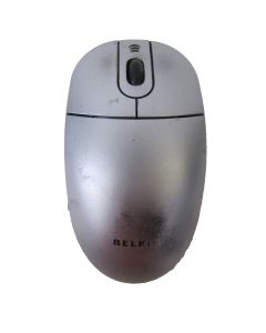 LOGITECH WIRELESS MOUSE ONLY Optical USB No Receiver 2 BUTTON SCROLL WHEEL Silve