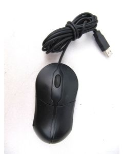 Dell USB Optical Mouse Wired Corded Scroll Wheel Genuine Black MOC5UO
