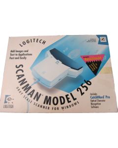 LOGITECH SCANMAN 256 Handheld Scanner Windows Control Board RETAIL BOX RARE