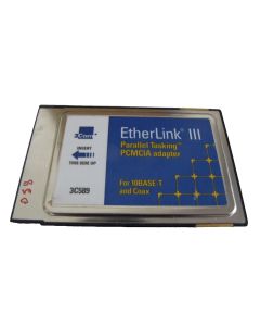 3Com PCMCIA Card PC 10/100 Ethernet III Network LAN 3C589 PARALLEL TASKING