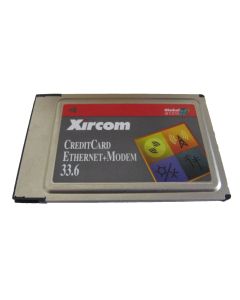 Xircom MODEM PC CARD PCMCIA DIALUP CreditCard Ethernet 33.6 CEM33 Vintage Retro