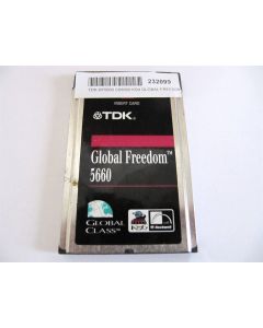 PCMCIA Card Modem 56k V.90 TDK DF5660 Global Freedom 5660 GENUINE RETRO