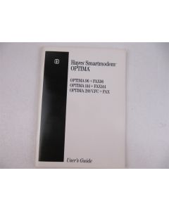 HAYES SMARTMODEM FAX MODEM 96 144 288 USER MANUAL GUIDE INSTRUCTION Genuine Rare