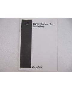 HAYES SMARTCOM FAX MODEM USER MANUAL GUIDE INSTRUCTION FOR WINDOWS Genuine Rare!