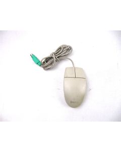DELL Logitech M-S34 Mouse PS2 PS/2 TRACKBALL WIRED Corded VINTAGE RETRO Beige