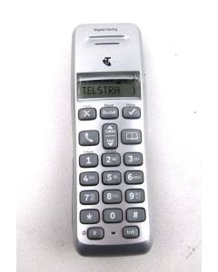 TELSTRA 7100 CORDLESS HANDSET DIGITAL SILVER TOUCH Unit Only No Battery