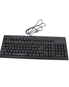 KEYBOARD USB Wired Black QWERTY English Standard Slim