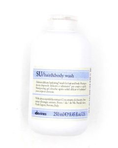 DAVINES SU HAIR & BODY WASH 250ML HYDRATING CITRUS MYRTIFOLIA EXTRACT