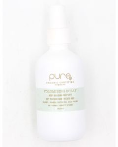 PURE VOLUMISING SPRAY 200ML BODY BUILDING ROOT LIFT DRY TEXTURE THICKER HAIR