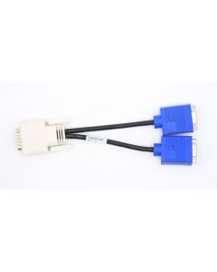 DVI-i Dual VGA Video Adapter Dual Monitors Y-Splitter Cable Genuine HP