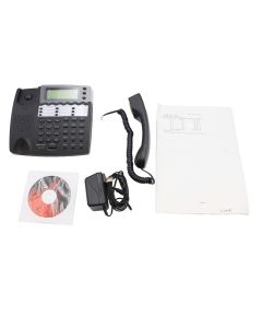 VOIP Phone Ethernet IP Network Business Telephone Desktop Corded Black