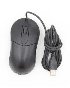 DELL OPTICAL USB MOUSE MICE WIRED BLACK SCROLL WHEEL 2 BUTTON XN966