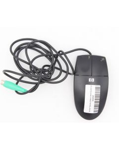 HP LOGITECH M-834 Mouse Trackball PS2 PS/2 Wheel Black WIRED Corded RETRO