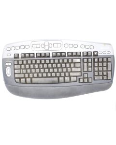 MICROSOFT WIRELESS KEYBOARD MULTIMEDIA BLACK CORDLESS QWERTY RT9490 X802962-003