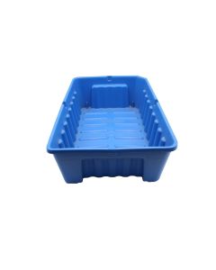 Stack Nest Storage Container Plastic Crate Tub Blue 30L MADE IN AUSTRALIA