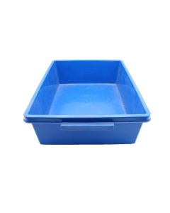 Stack Nest Storage Container Plastic Crate Tub Blue 28L MADE IN AUSTRALIA