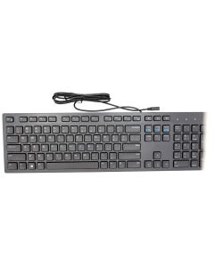 Dell USB Keyboard Slim Black Multimedia Wired Corded QWERTY English KB216-BK-US