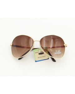 GECKO Sunglasses Aviator Style Tinted Sun Glasses Lenses Gold UV400 CATERGORY 2