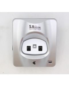 TELSTRA V580 5.8GHZ WIRELESS TELEPHONE PHONE CHARGING Silver Base Unit Only