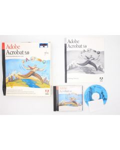 Adobe Acrobat 5.0 PDF Editor Creator FULL VERSION Windows RETRO Retail Box